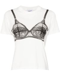 VAQUERA - Bra-Printed T-Shirt - Lyst