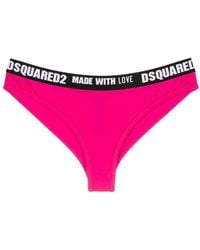 DSquared² - Logo-waistband Briefs - Lyst