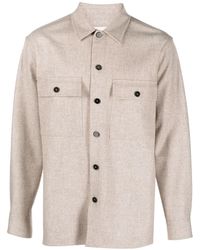 Jil Sander - Flannel Virgin-wool Shirt Jacket - Lyst