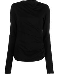 Dorothee Schumacher - Ruched-Detail Long-Sleeve Top - Lyst