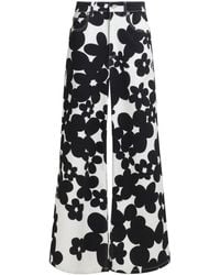 Marni - Dillies" Floral Print Wide-Leg Pants - Lyst