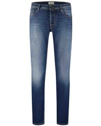 Jacob Cohen - Faded-Effect Slim-Fit Jeans - Lyst