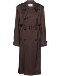 Saint Laurent - Silk Trench Coat - Lyst