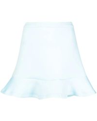 Cynthia Rowley - Ruffled-Trim Mini Skirt - Lyst