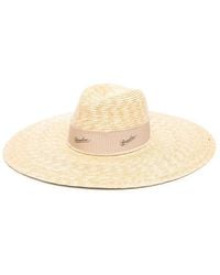 Borsalino - Wide Brim Straw Hat - Lyst