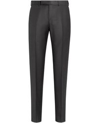 ZEGNA - Trofeo Tailored Wool Trousers - Lyst