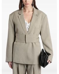 IRO - Suny Belted-Waist Notch-Lapel Jacket - Lyst