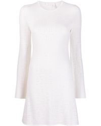 Chloé - Knitted Long-sleeve Dress - Lyst