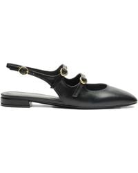 Stuart Weitzman - Flache Slingback-Pumps Mit Schnalle - Lyst
