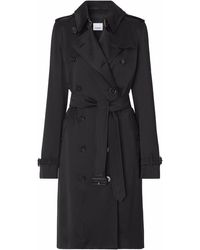 Burberry - Silk-lined Long Trench Coat - Lyst
