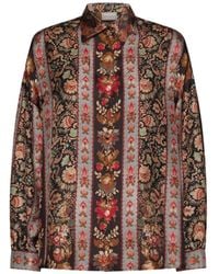 Pierre Louis Mascia - Aloe Floral-Print Paisley Blouse - Lyst