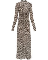 Ulla Johnson - Ida Long-Sleeve Ruched Turtleneck Maxi Dress - Lyst