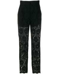 Dolce & Gabbana Костюмные Брюки С Кружевом - Черный