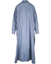 Jil Sander - サテン シャツドレス - Lyst