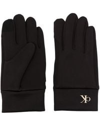 Calvin Klein - Handschuhe mit Logo-Print - Lyst