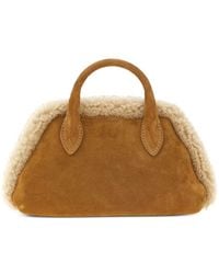 Coperni - Duffle Shearling-Trim Belt Bag - Lyst