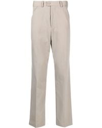 Our Legacy - Grey Darien Straight-leg Trousers - Men's - Cotton - Lyst