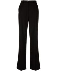 Dolce & Gabbana - High-rise Wide-leg Trousers - Lyst