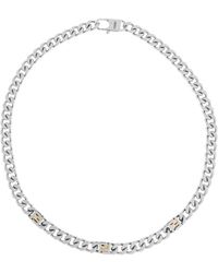 Fendi - Curb-Chain Necklace - Lyst