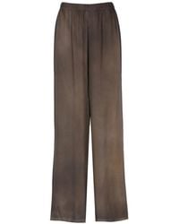 Avant Toi - Elastic-Waist Wide-Leg Trousers - Lyst