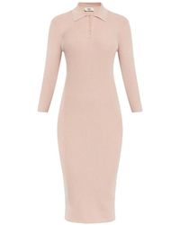Fendi - Jurk Van Wol En Zijde - Lyst