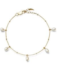 Missoma - Baya Pearl Charm Bracelet - Lyst