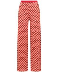 Maliparmi - Geometric-Print Jersey Trousers - Lyst