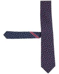 Ferragamo - Dragonfly Print Silk Tie - Lyst