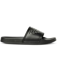 Emporio Armani - Logo-Embossed Slides - Lyst