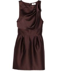 Elisabetta Franchi - Draped Sleeveless Mini Dress - Lyst