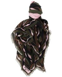 PUCCI - Sciarpa Con Stampa Geometrica - Lyst