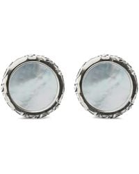 Emanuele Bicocchi - Mother-Of-Pearl Arabesque Cufflinks - Lyst