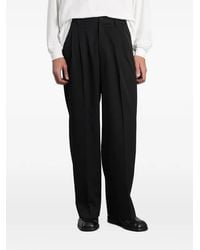 Ssstein - Pleated Wide-Leg Trousers - Lyst