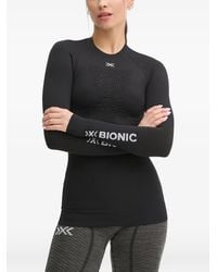 X Bionic - Logo-Print Perforated-Detail Top - Lyst