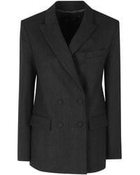 FEDERICA TOSI - Double-Breasted Blazer - Lyst