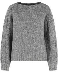 Isabel Marant - Braided-Trim Knitted Sweater - Lyst