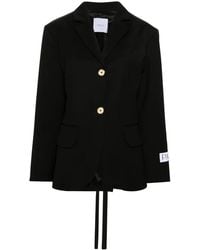 Patou - Single-Breasted Belted Blazer - Lyst