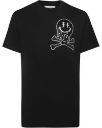 Philipp Plein - Skeleton T-Shirt mit grafischem Print - Lyst