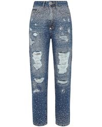 Philipp Plein - Broek Verfraaid Met Kristallen - Lyst