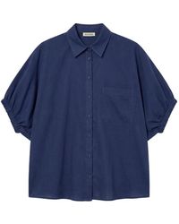 SOSUE - Puffed-Sleeve Shirt - Lyst