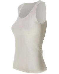 Gran Sasso - Ribbed-Knit Tank Top - Lyst