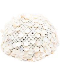 Alanui - Bonnet Brodé De Sequins - Lyst