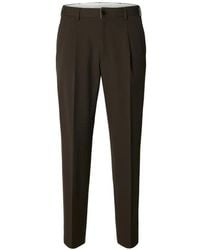 SELECTED - Pleated Pressed-Crease Tailored Trousers - Lyst