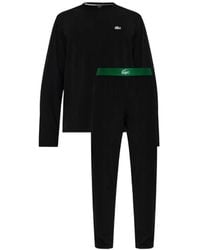 Lacoste - Ensemble De Pyjama À Patch Logo (Deux Pièces) - Lyst