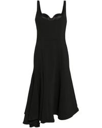 Viktor & Rolf - Corset-Style Midi Wool Dress - Lyst