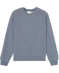 A.P.C. - Logo-Print Sweatshirt - Lyst