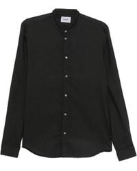 Dondup - Frayed Mandarin-Collar Shirt - Lyst