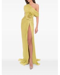 La Fuori Aurora Misty Green Twilight Blossom Dress | Lyst