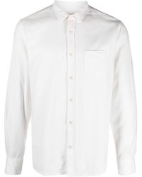 Officine Generale - Lipp Long-sleeve Cotton Shirt - Lyst