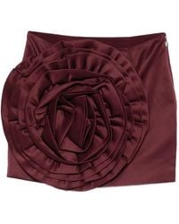 ROTATE BIRGER CHRISTENSEN - Flower-Embellished Mini Skirt - Lyst